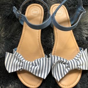 Stripped Sandals💙💫